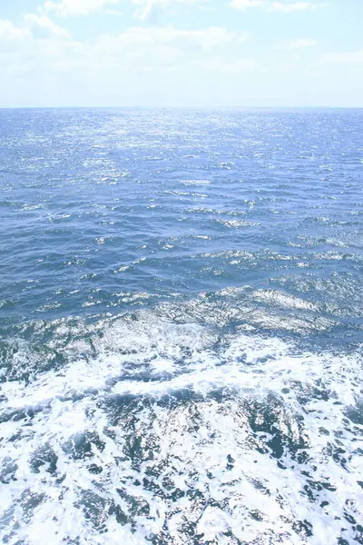 Морський Поверхневий Фон Морські Хвилі Піною — стокове фото