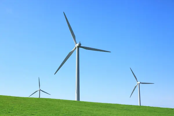 Énergies Renouvelables Éoliennes Concept Écologie — Photo