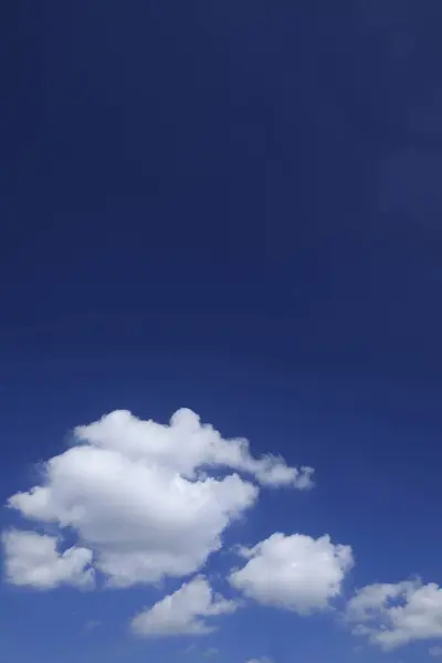 Gyönyörű Kék Felhőkkel Felhőkép Háttér — Stock Fotó