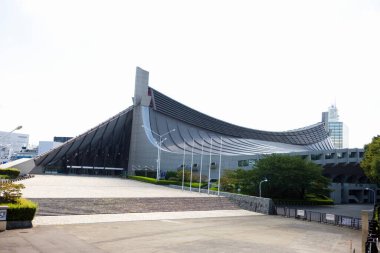 Perdenin her ayrıntısı Japon gündüz saatinin berrak ve engelsiz ışığı altında ortaya çıkar..