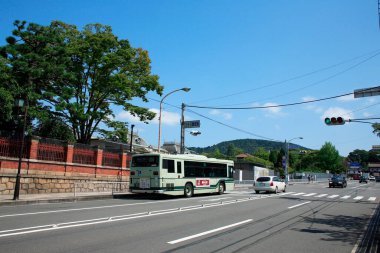 Japonya 'daki şehir ulaşımının görüntüsü