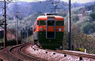 Demiryolunda tren var.