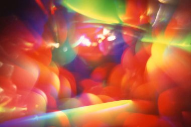 Odaklanamayan soyut bokeh arkaplanı. Renkli ışıkların soyut arkaplanı                                     