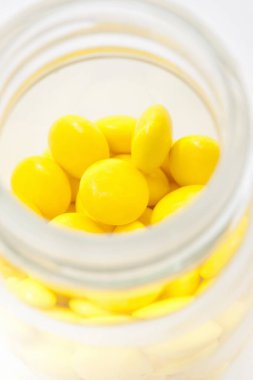 İlaçlar. İlaç hapları, kapatın.