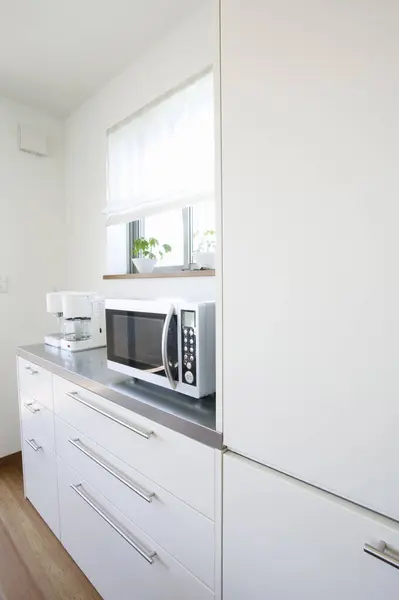Diseño Interior Moderno Cocina Apartamento Nuevo —  Fotos de Stock