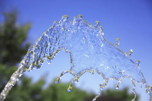 Respingo Gotas Água — Fotografia de Stock