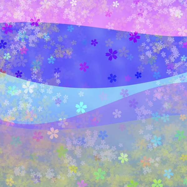 Güzel çiçekli bahar arkaplanı             