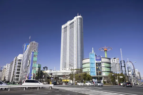 Moderna Byggnader Gatan Tokyo Stad Japan — Stockfoto