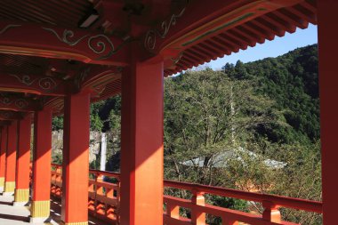 Geleneksel Japon mimari manzarası