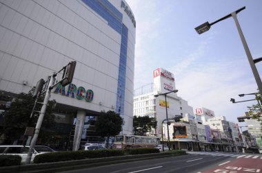 Çin şehir mimarisi arka plan görüntüsü, şehir konsepti 