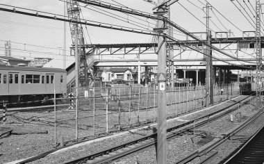 Şehirdeki tren istasyonu.