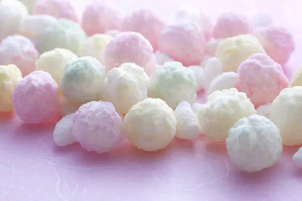 Bonbons Colorés Sous Forme Boules — Photo