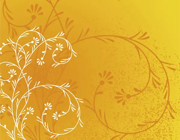 Gölgeli çiçek siluetleri deseni  