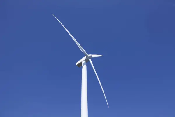 Vindkraftsproduktion Förnybara Energikällor — Stockfoto