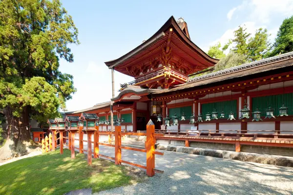 Krásný Výhled Japonský Chrám Nara Japonsko — Stock fotografie