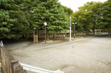 Japon bahçesi. Setagaya Parkı