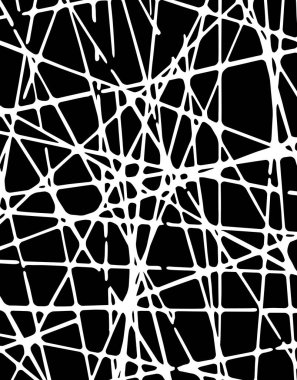 Çizgilerle, resimlerle kusursuz soyut desen