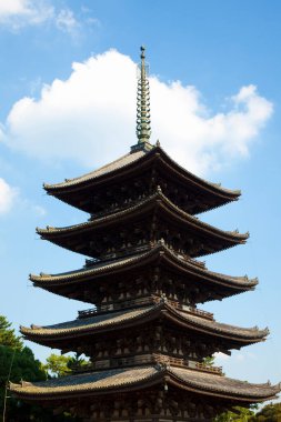Nara Kofukuji 'nin Beş Katlı Pagoda' sı