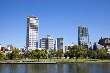 modern şehir arka plan görüntüsü, şehir konsepti 