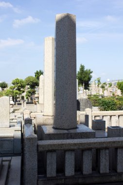 Şehirdeki eski Japon mezarlığı.