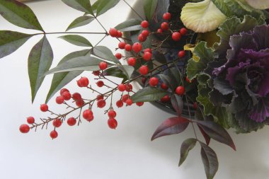 Buket, çiçek kompozisyonu masa, dekor 