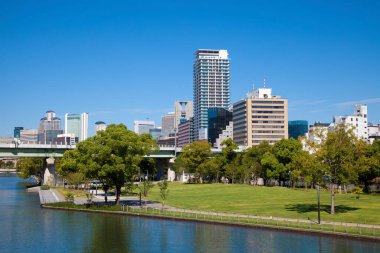 modern şehir arka plan görüntüsü, şehir konsepti 