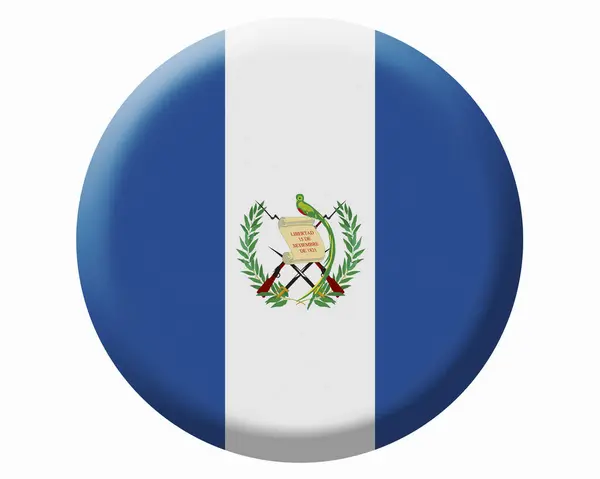 Národní Vlajka Guatemaly — Stock fotografie