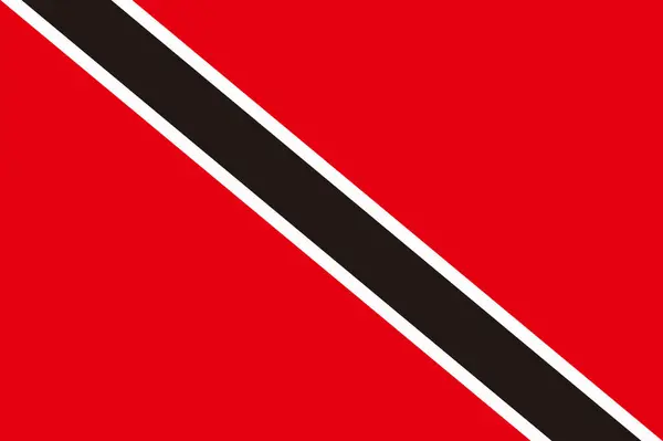 National Flag Trinidad Tobago — Stock Photo, Image