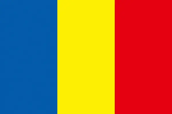 Rumunská Národní Vlajka — Stock fotografie
