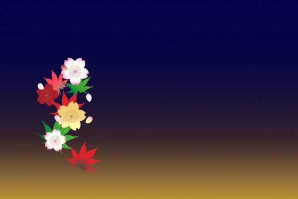 Çeşit Çeşit Çiçeklerle Renkli Arkaplan — Stok fotoğraf