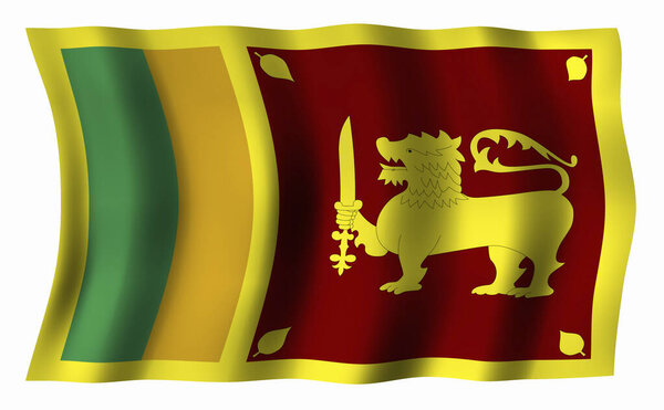 The National Flag Of Sri Lanka