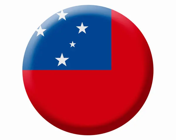 Samoas Flagga — Stockfoto