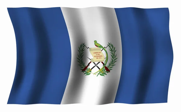 Salvadorská Vlajka — Stock fotografie