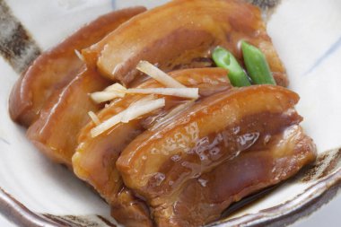 Haşlanmış domuz eti, domuz eti, Asya yemeği.
