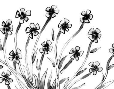 Çiçeklerle kusursuz desen