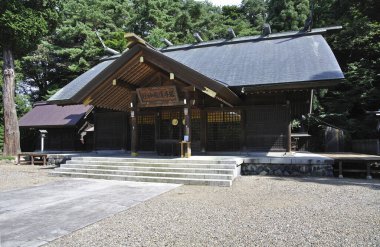 Japon şehrindeki eski geleneksel mimari