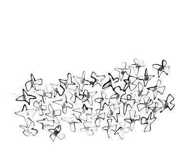 Siyah çiçekli soyut arkaplan