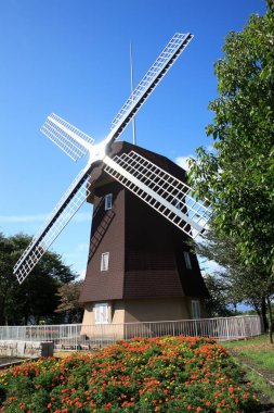 Parktaki yel değirmeni