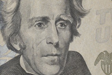 Bir dolarlık banknotu kapat.