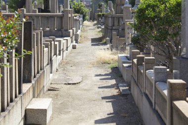 Japonya 'daki Japon mezar taşları ve mezarlığı