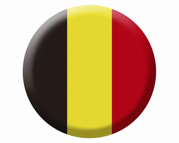 Bandiera Del Belgio Illustrazione Vettoriale — Foto Stock