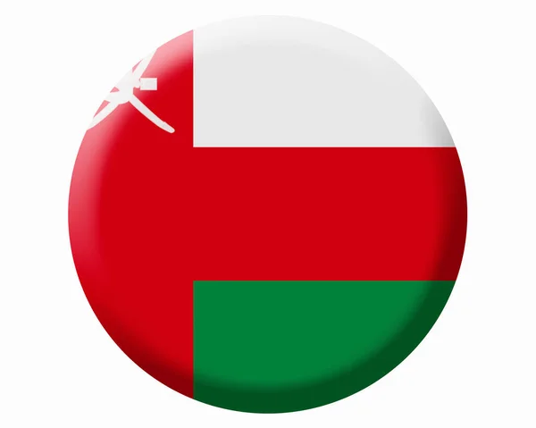 National Flag Oman — Stock Photo, Image