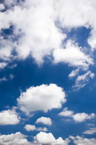 White Clouds Blue Sky Abstract Nature Background — Stock Photo, Image