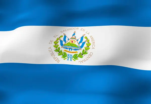 Nationale Vlag Van Nicaragua — Stockfoto