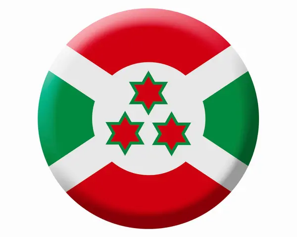 Burundi Bayrağı — Stok fotoğraf