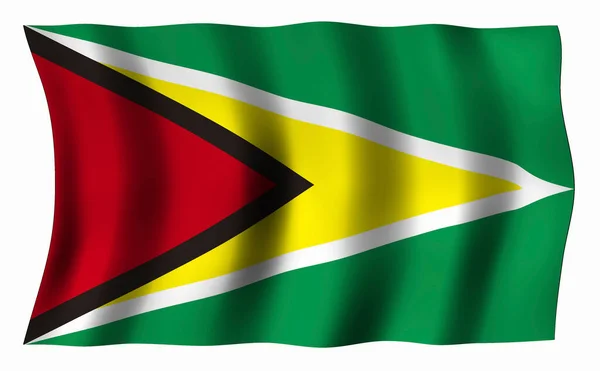 Bandeira Santo Kitand Nevis Ilustração Isolada Sobre Fundo Branco — Fotografia de Stock