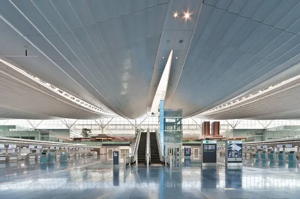 Interior View Terminal Airport — Stock Photo, Image