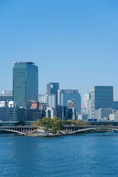 Edificios Modernos Ciudad Osaka Japón —  Fotos de Stock