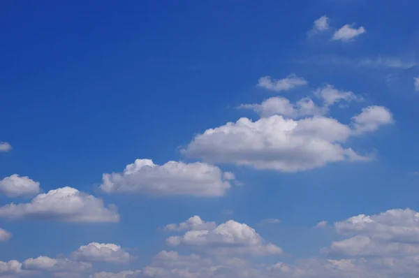 Blå Himmel Med Moln Natur Bakgrund — Stockfoto