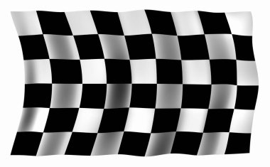 Damalı Bayrağın Bir Resmi